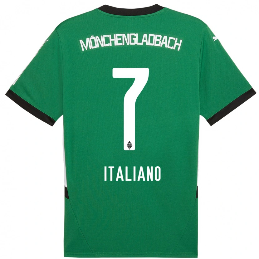 Danxen Kid Jacob Italiano #7 Green White Away Jersey 2024/25 T-Shirt