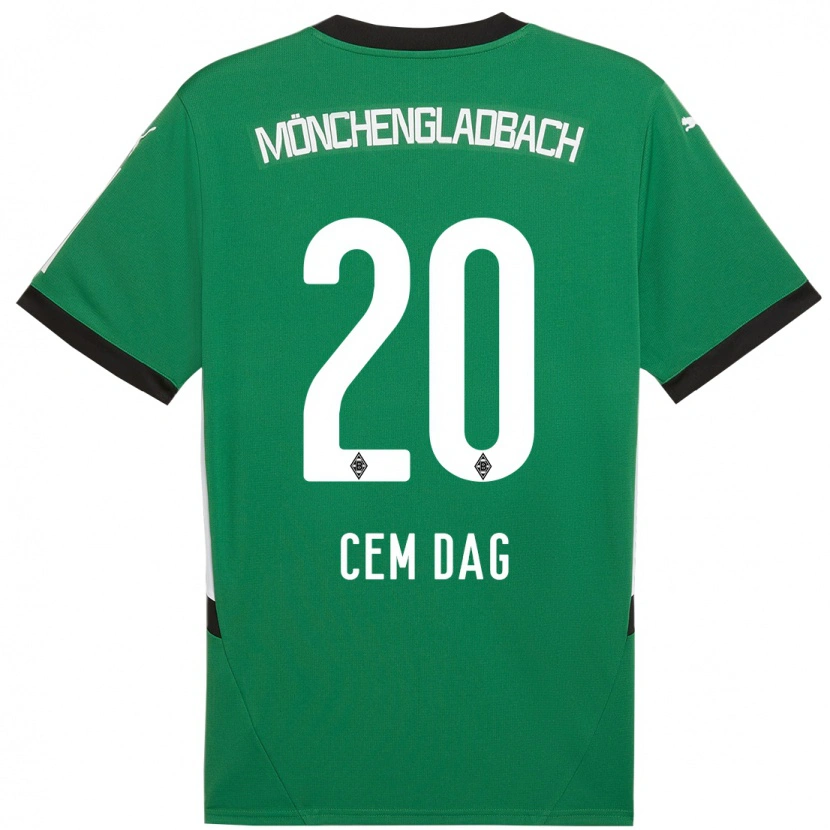 Danxen Kid Cem Dag #20 Green White Away Jersey 2024/25 T-Shirt