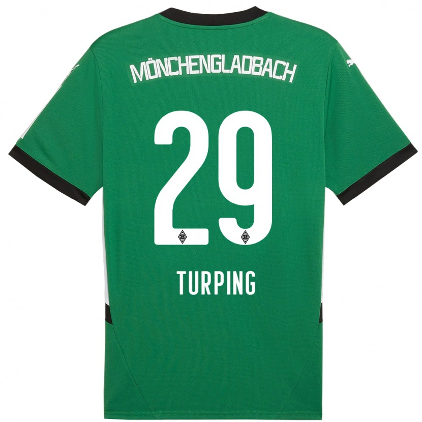 Danxen Kid Selim Turping #29 Green White Away Jersey 2024/25 T-Shirt