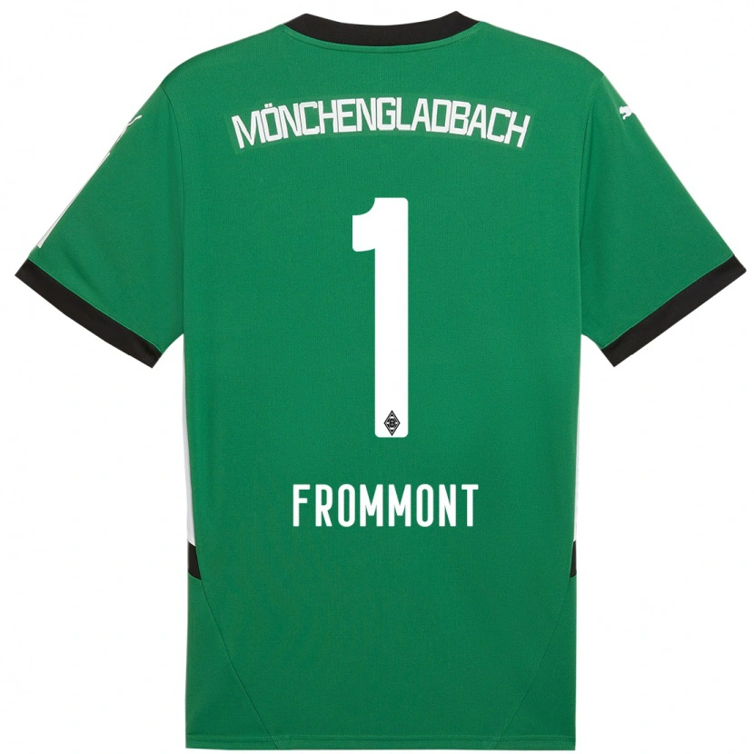 Danxen Kid Romina Frommont #1 Green White Away Jersey 2024/25 T-Shirt