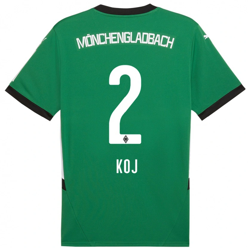 Danxen Kid Julia Koj #2 Green White Away Jersey 2024/25 T-Shirt