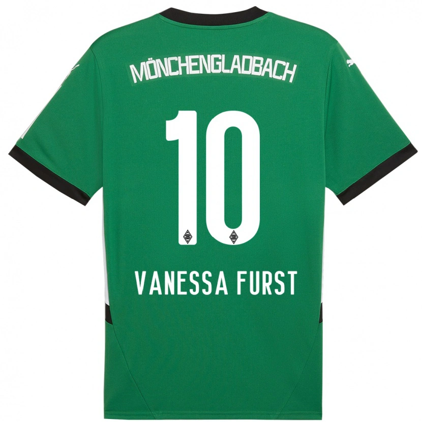 Danxen Kid Vanessa Fürst #10 Green White Away Jersey 2024/25 T-Shirt