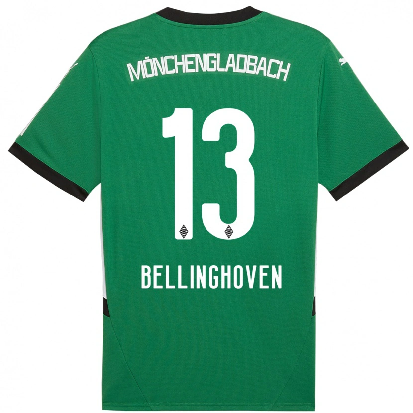 Danxen Kid Christina Bellinghoven #13 Green White Away Jersey 2024/25 T-Shirt