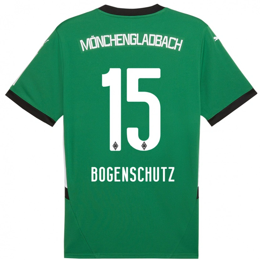 Danxen Kid Kerstin Bogenschutz #15 Green White Away Jersey 2024/25 T-Shirt