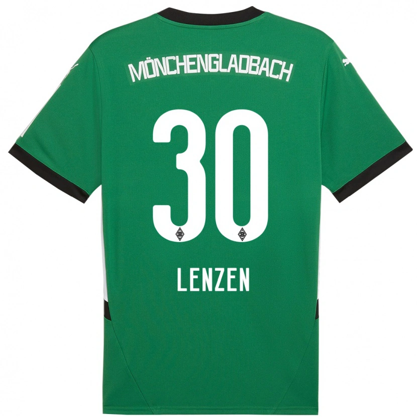 Danxen Kid Hannah Lenzen #30 Green White Away Jersey 2024/25 T-Shirt