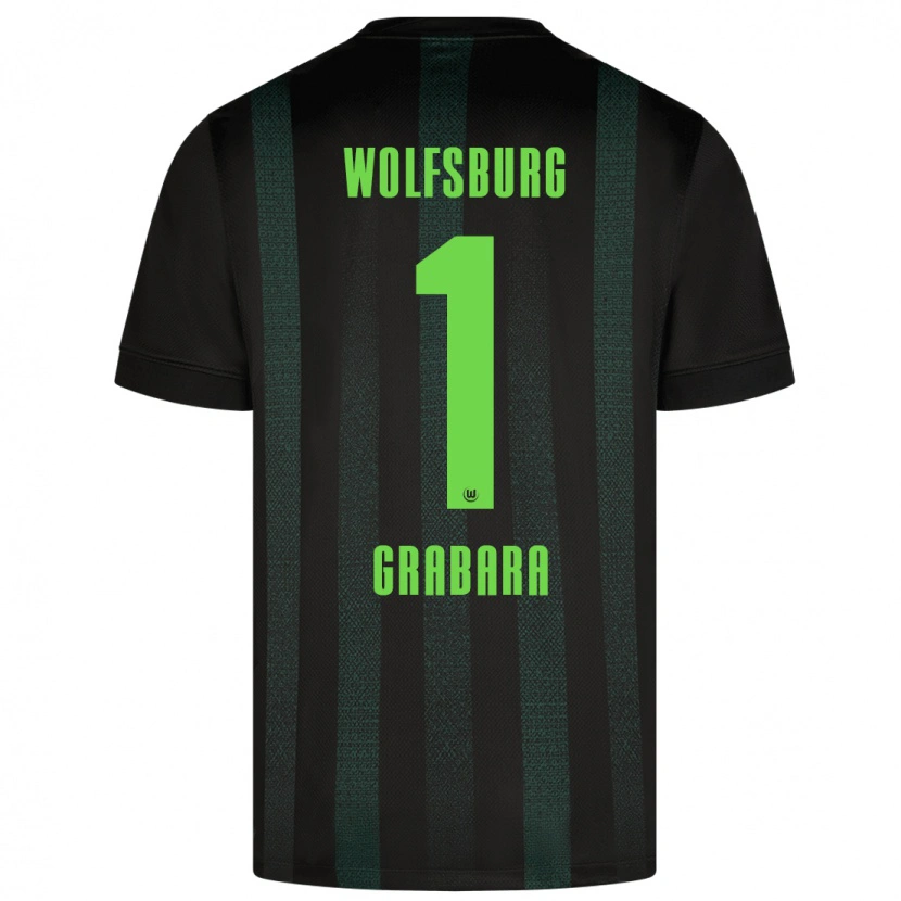 Danxen Kid Kamil Grabara #1 Dark Green Away Jersey 2024/25 T-Shirt