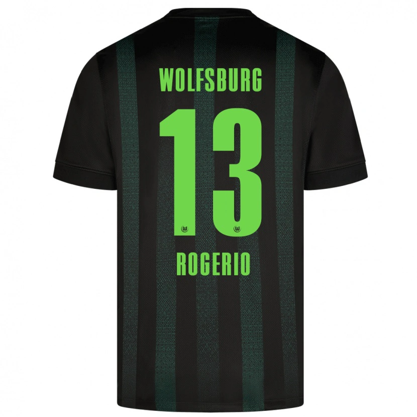 Danxen Kid Rogério #13 Dark Green Away Jersey 2024/25 T-Shirt