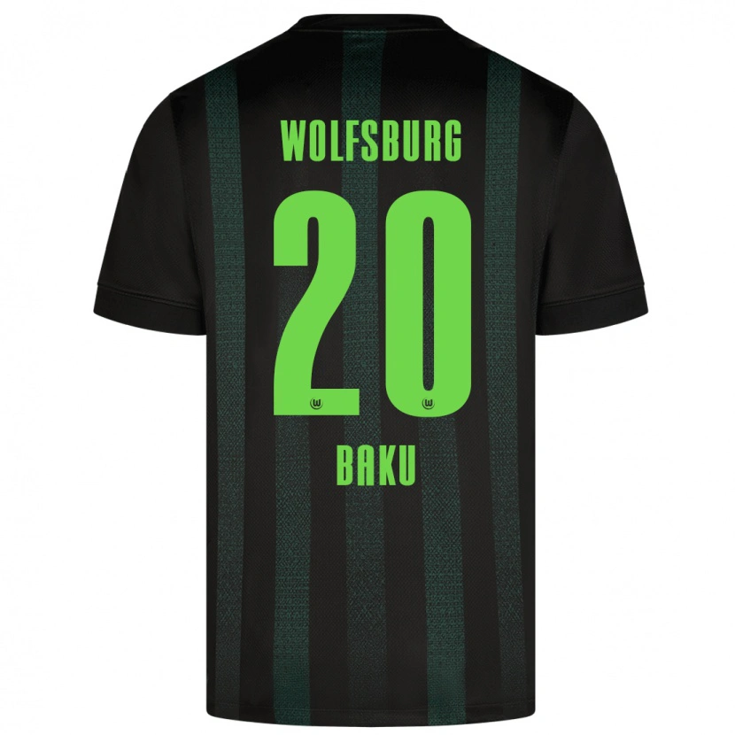 Danxen Kid Ridle Baku #20 Dark Green Away Jersey 2024/25 T-Shirt