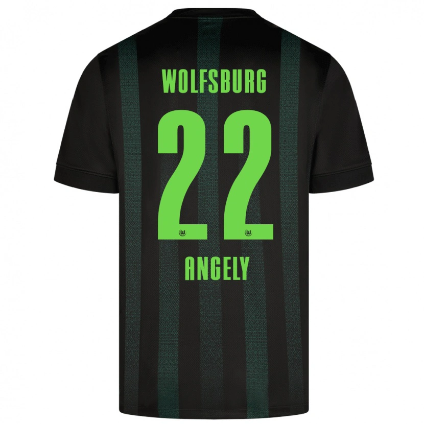 Danxen Kid Mathys Angély #22 Dark Green Away Jersey 2024/25 T-Shirt