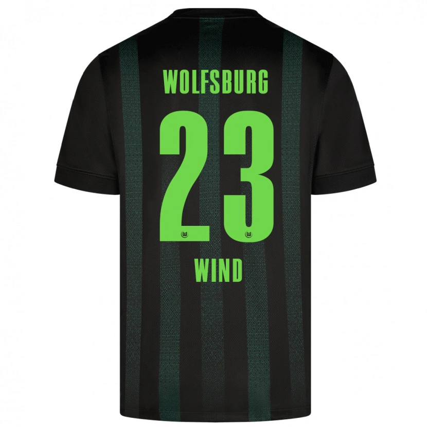 Danxen Kid Jonas Wind #23 Dark Green Away Jersey 2024/25 T-Shirt