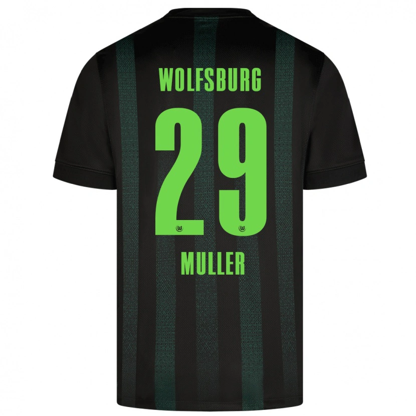 Danxen Kid Marius Müller #29 Dark Green Away Jersey 2024/25 T-Shirt