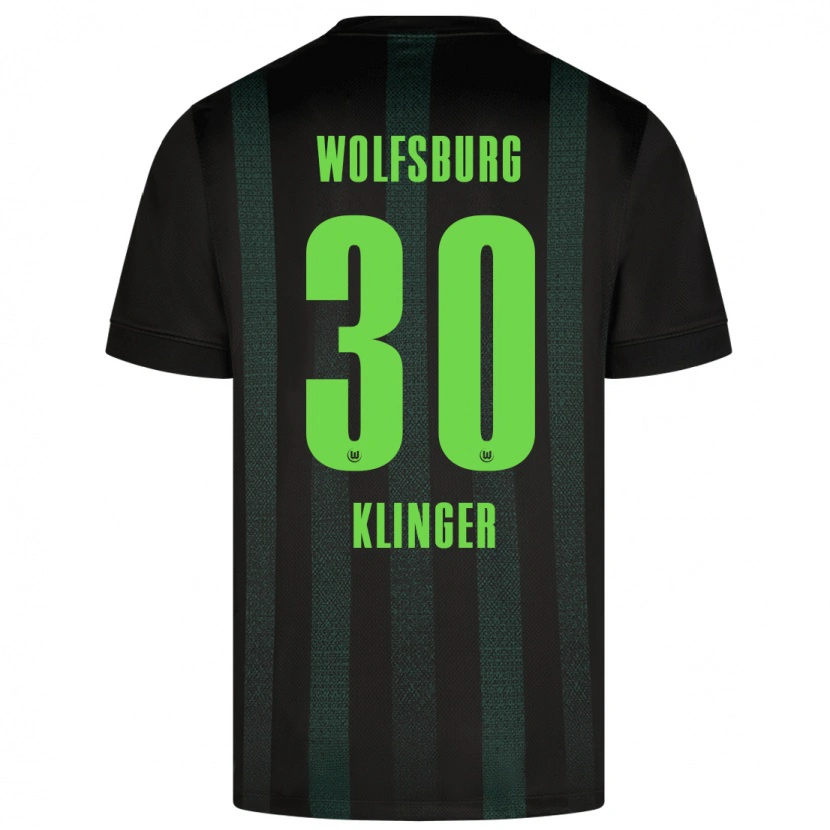 Danxen Kid Niklas Klinger #30 Dark Green Away Jersey 2024/25 T-Shirt