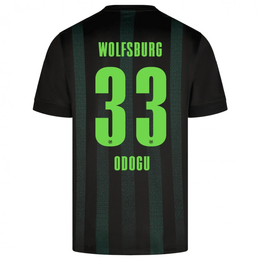 Danxen Kid David Odogu #33 Dark Green Away Jersey 2024/25 T-Shirt