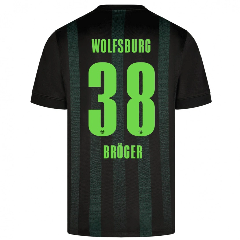 Danxen Kid Bennit Bröger #38 Dark Green Away Jersey 2024/25 T-Shirt