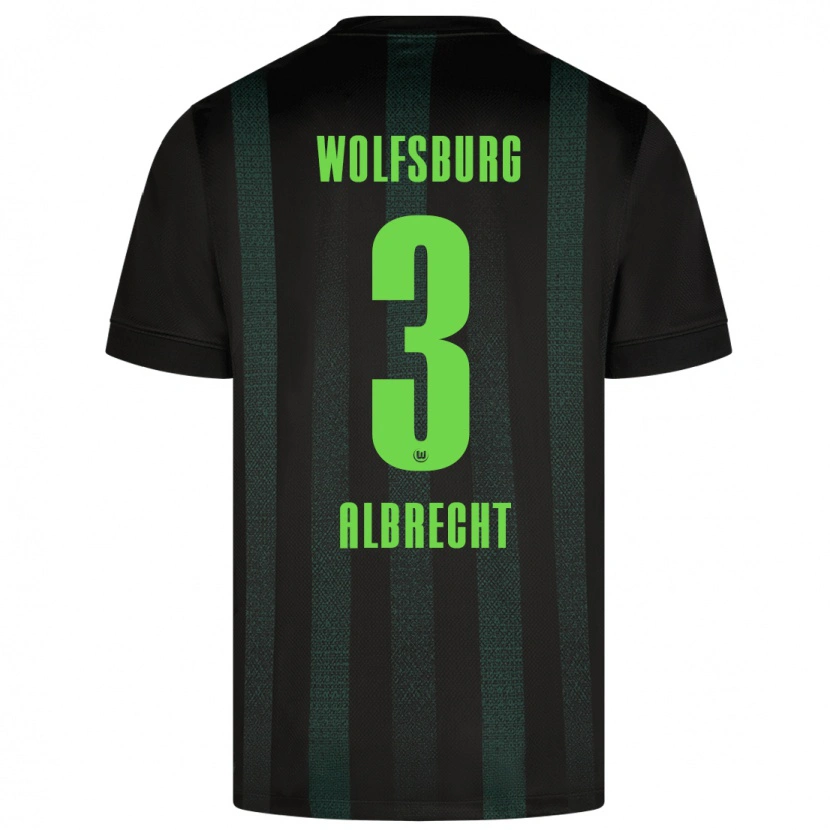 Danxen Kid Ben Albrecht #3 Dark Green Away Jersey 2024/25 T-Shirt