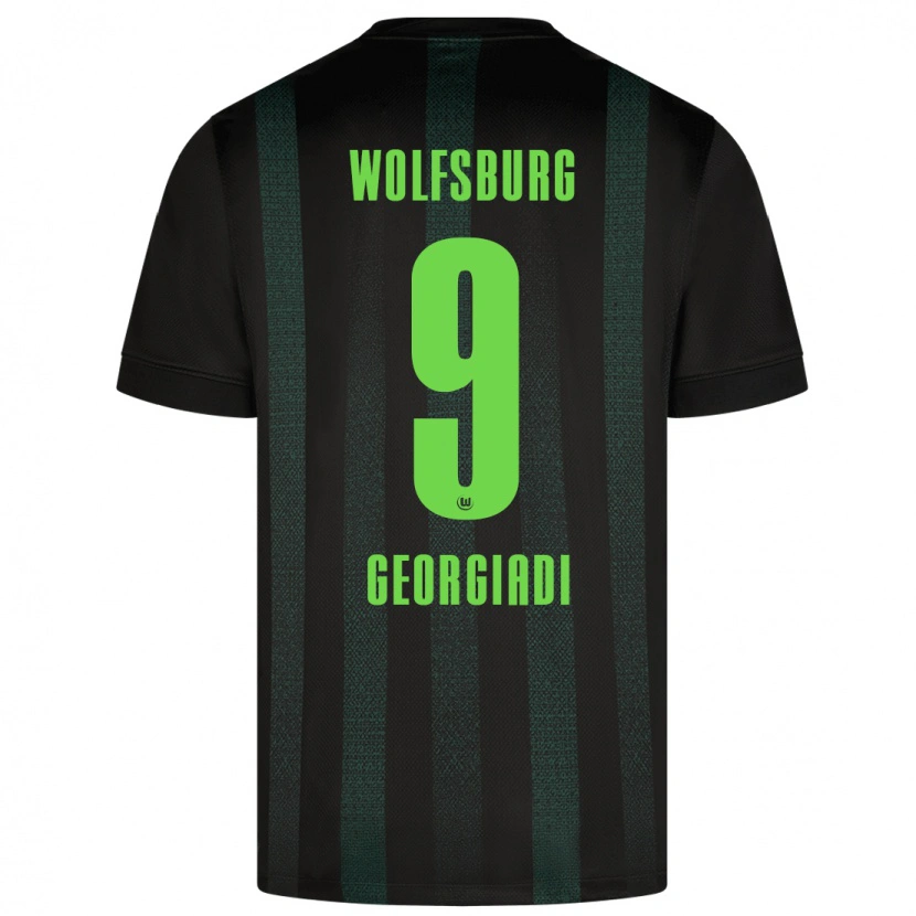 Danxen Kid Alexander Georgiadi #9 Dark Green Away Jersey 2024/25 T-Shirt