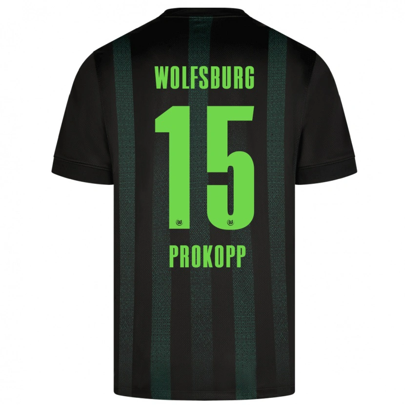 Danxen Kid Oskar Prokopp #15 Dark Green Away Jersey 2024/25 T-Shirt