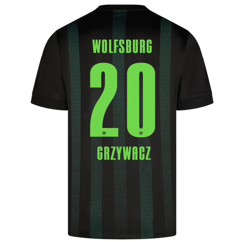 Danxen Kid Eryk Grzywacz #20 Dark Green Away Jersey 2024/25 T-Shirt