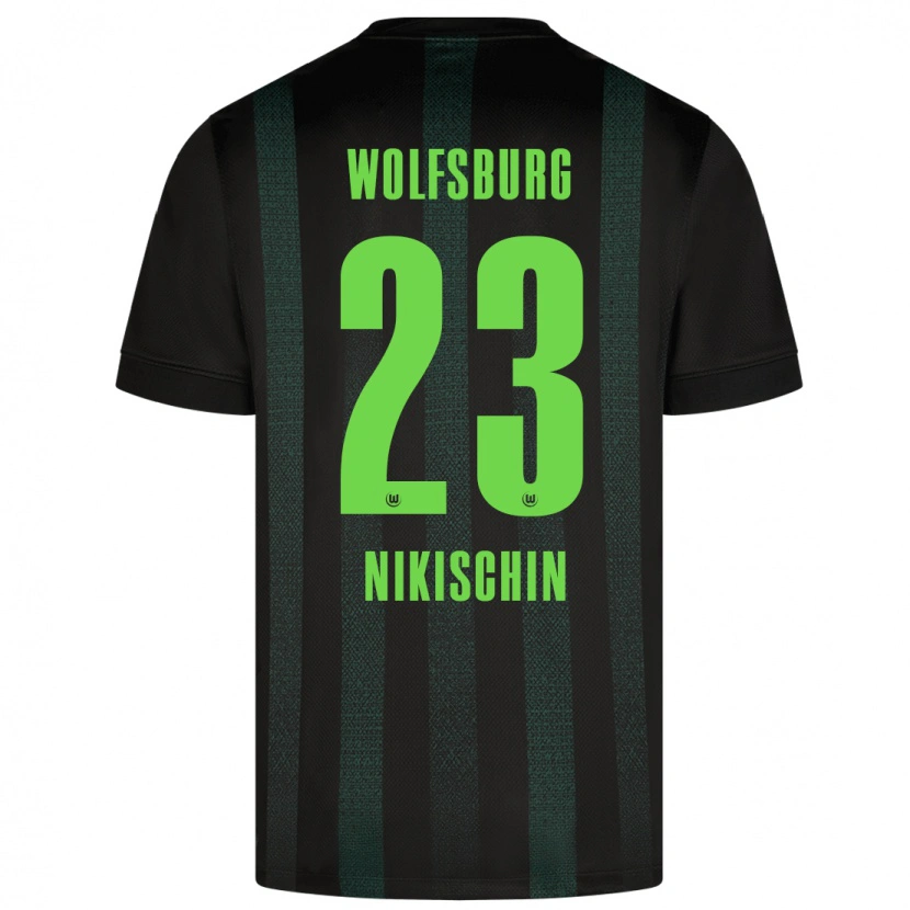 Danxen Kid Adrian Nikischin #23 Dark Green Away Jersey 2024/25 T-Shirt