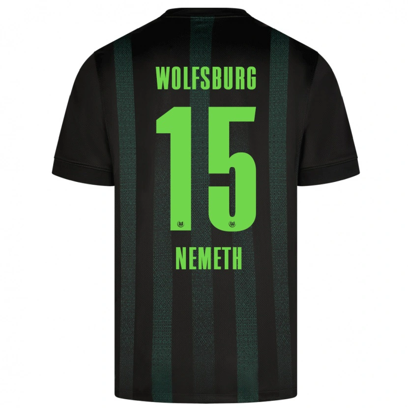 Danxen Kid Diána Németh #15 Dark Green Away Jersey 2024/25 T-Shirt