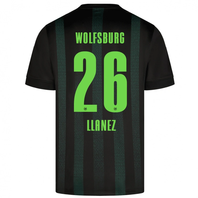 Danxen Kid Ulysses Llanez #26 Dark Green Away Jersey 2024/25 T-Shirt