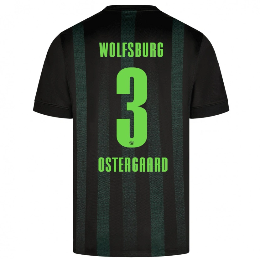 Danxen Kid Christian Östergaard #3 Dark Green Away Jersey 2024/25 T-Shirt