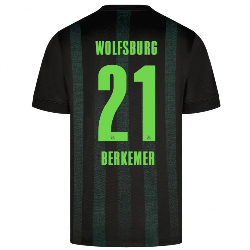 Danxen Kid Melvin Berkemer #21 Dark Green Away Jersey 2024/25 T-Shirt