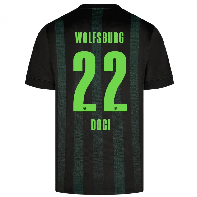 Danxen Kid Adrian Doci #22 Dark Green Away Jersey 2024/25 T-Shirt