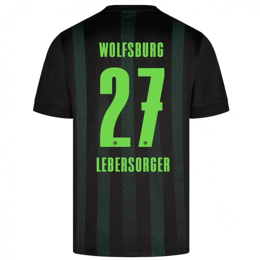 Danxen Kid Kevin Lebersorger #27 Dark Green Away Jersey 2024/25 T-Shirt