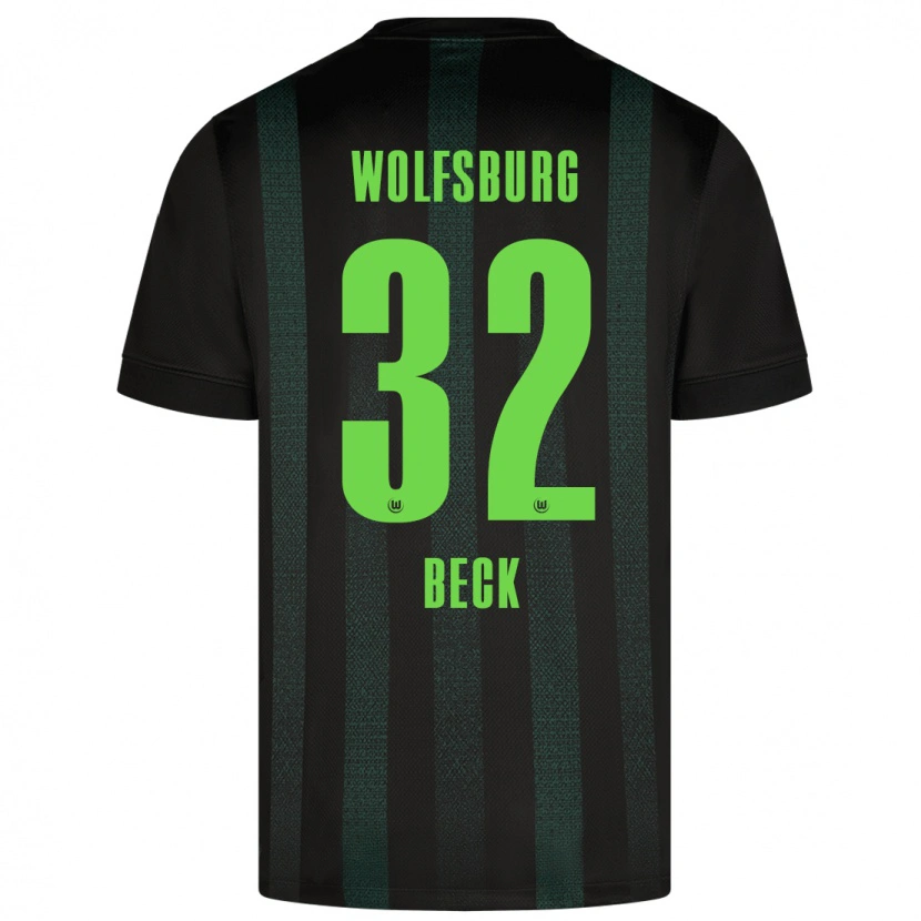 Danxen Kid Kiara Beck #32 Dark Green Away Jersey 2024/25 T-Shirt