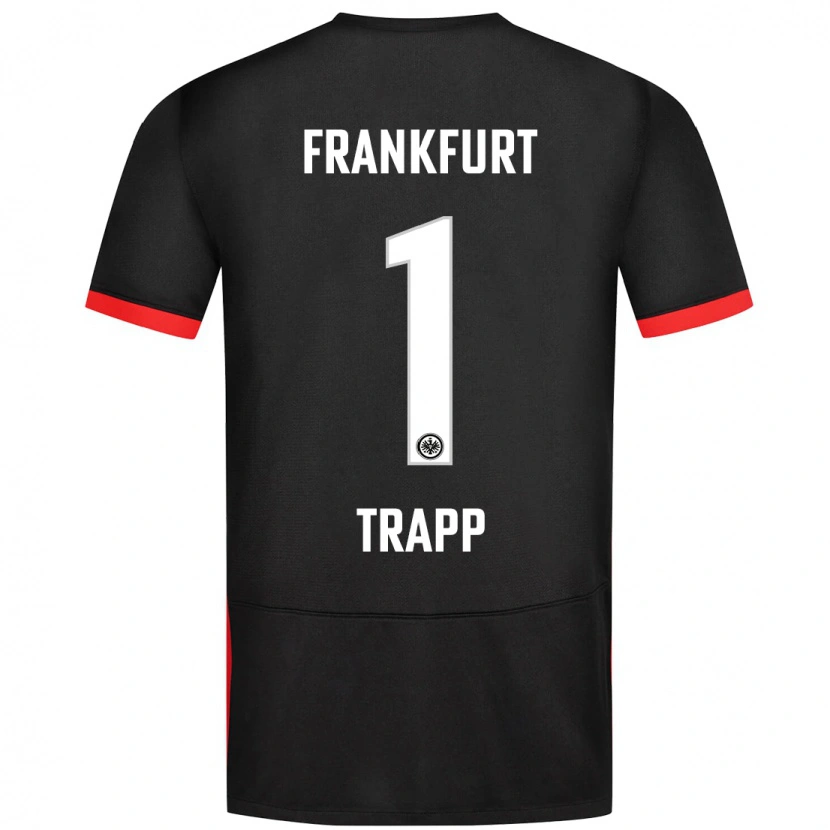 Danxen Kid Kevin Trapp #1 Black Away Jersey 2024/25 T-Shirt