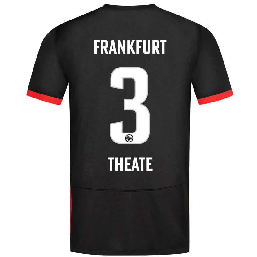 Danxen Kid Arthur Theate #3 Black Away Jersey 2024/25 T-Shirt