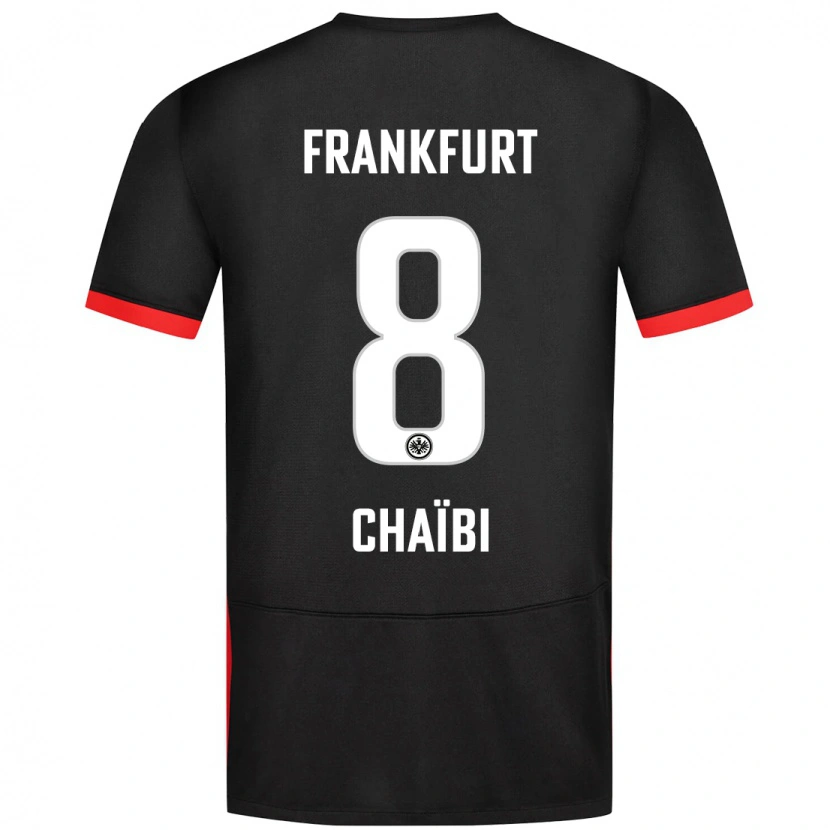 Danxen Kid Farès Chaïbi #8 Black Away Jersey 2024/25 T-Shirt