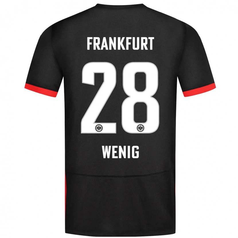 Danxen Kid Marcel Wenig #28 Black Away Jersey 2024/25 T-Shirt