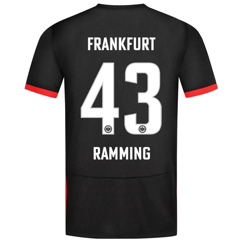 Danxen Kid Nils Ramming #43 Black Away Jersey 2024/25 T-Shirt