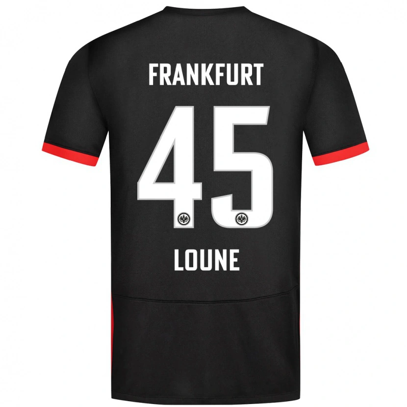 Danxen Kid Mehdi Loune #45 Black Away Jersey 2024/25 T-Shirt