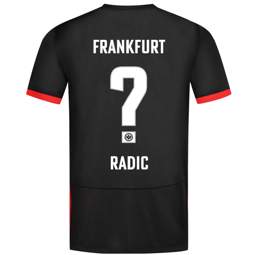 Danxen Kid Luka Radic #0 Black Away Jersey 2024/25 T-Shirt