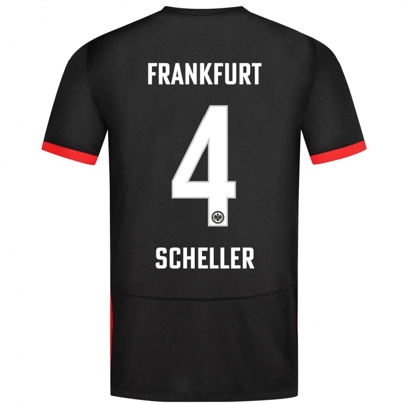 Danxen Kid Niklas Scheller #4 Black Away Jersey 2024/25 T-Shirt