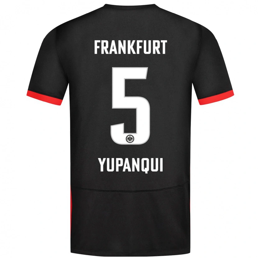 Danxen Kid Philipp Eisele Yupanqui #5 Black Away Jersey 2024/25 T-Shirt