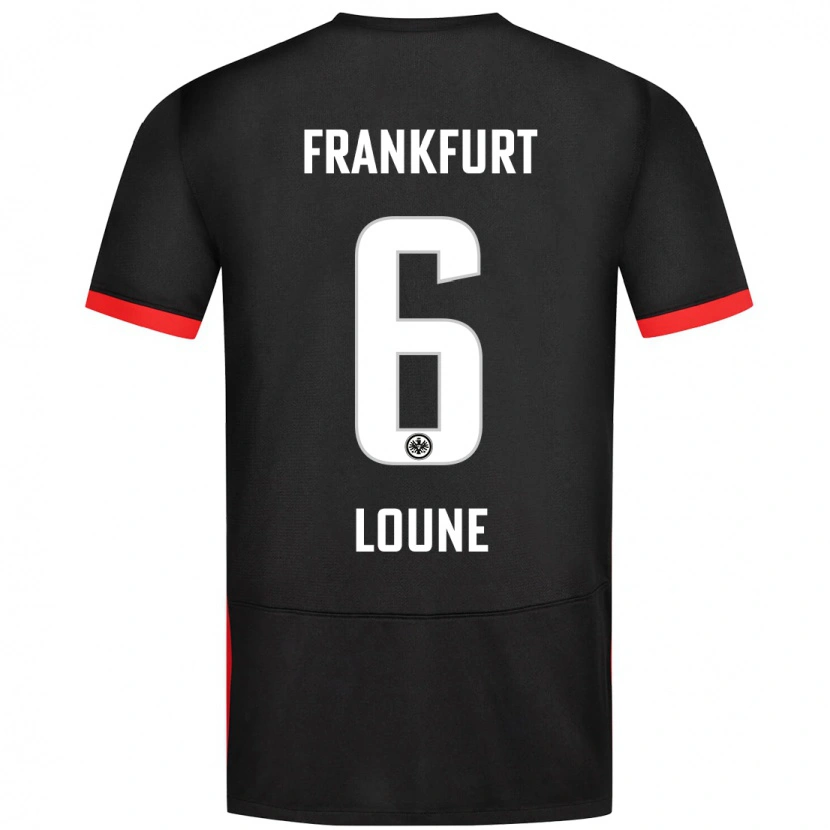 Danxen Kid Adam Loune #6 Black Away Jersey 2024/25 T-Shirt