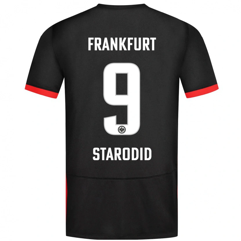 Danxen Kid Daniel Starodid #9 Black Away Jersey 2024/25 T-Shirt