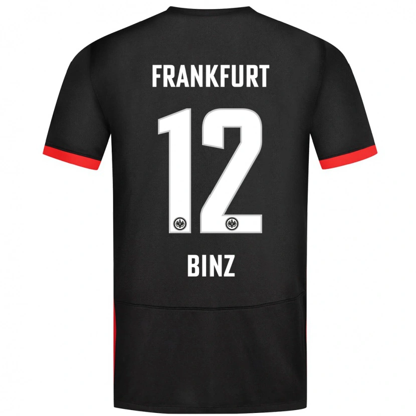 Danxen Kid Sam Binz #12 Black Away Jersey 2024/25 T-Shirt