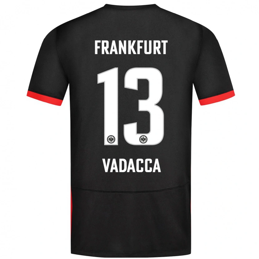 Danxen Kid Gianni Vadacca #13 Black Away Jersey 2024/25 T-Shirt