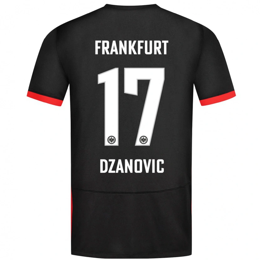 Danxen Kid Benjamin Dzanovic #17 Black Away Jersey 2024/25 T-Shirt