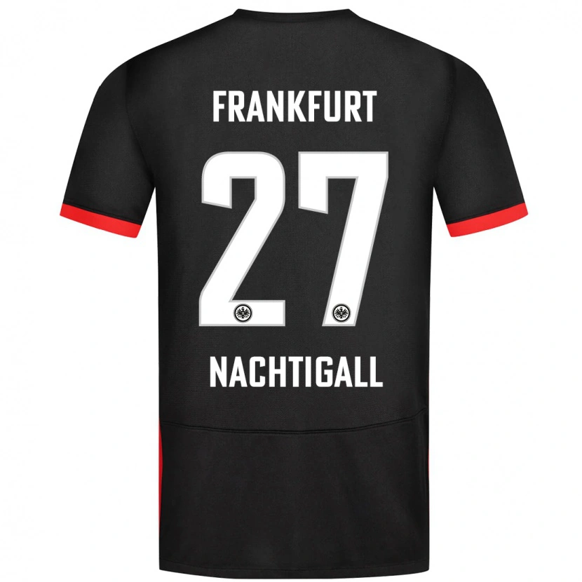 Danxen Kid Sophie Nachtigall #27 Black Away Jersey 2024/25 T-Shirt