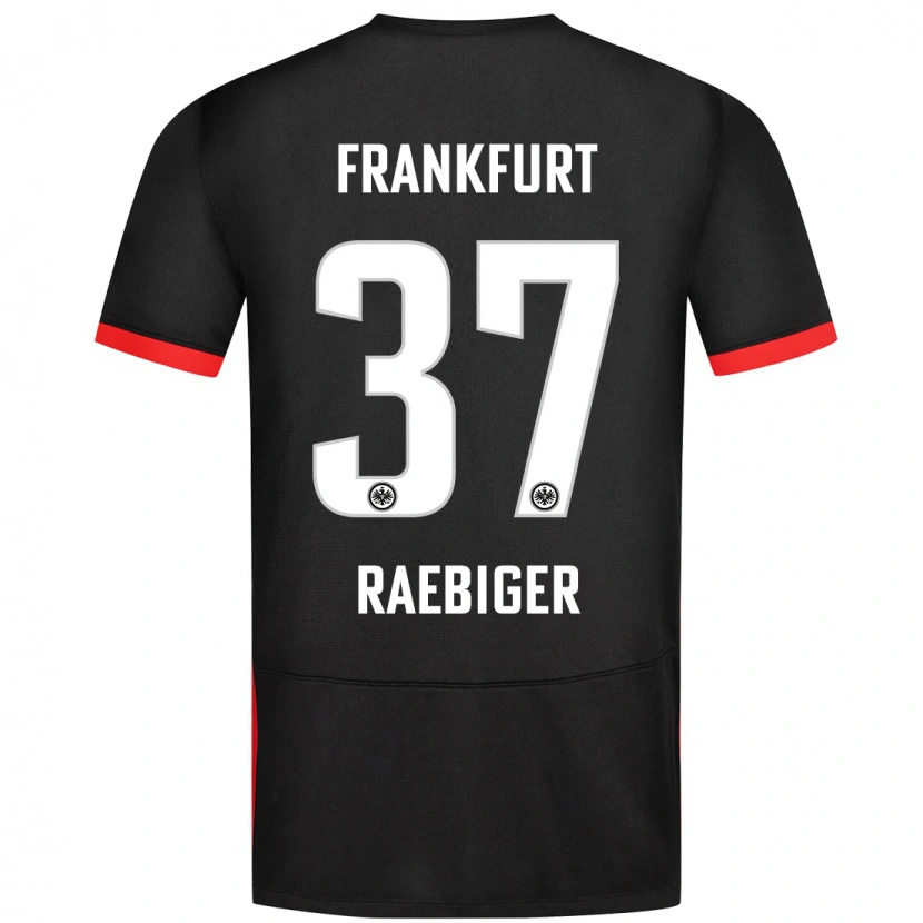 Danxen Kid Sidney Raebiger #37 Black Away Jersey 2024/25 T-Shirt