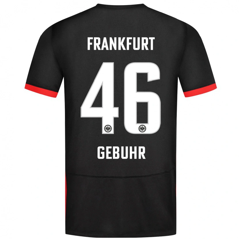 Danxen Kid Dario Gebuhr #46 Black Away Jersey 2024/25 T-Shirt