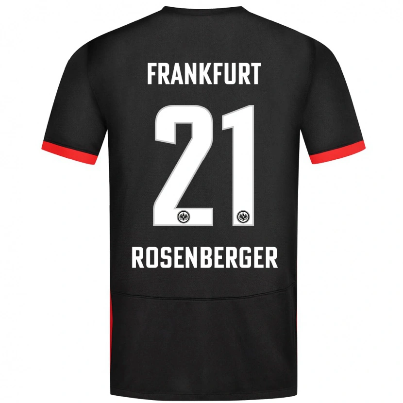 Danxen Kid Robin Rosenberger #21 Black Away Jersey 2024/25 T-Shirt