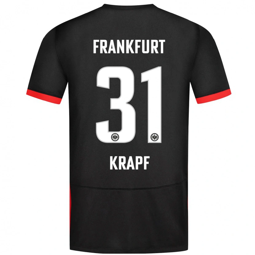 Danxen Kid Maximilian Krapf #31 Black Away Jersey 2024/25 T-Shirt