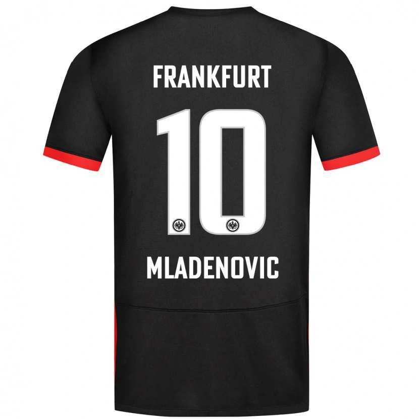 Danxen Kid Marko Mladenovic #10 Black Away Jersey 2024/25 T-Shirt